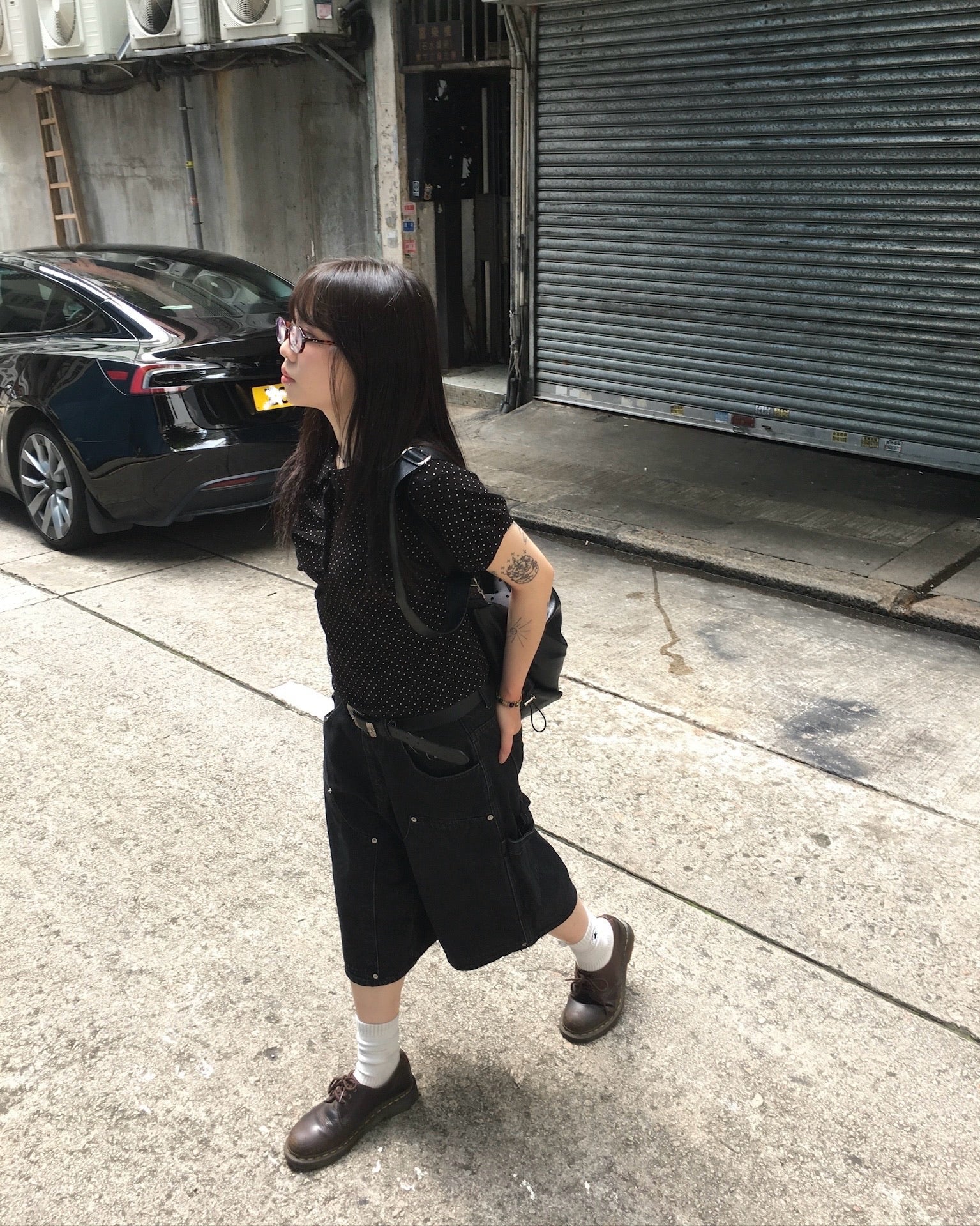 double knee bermuda pants (women wear)