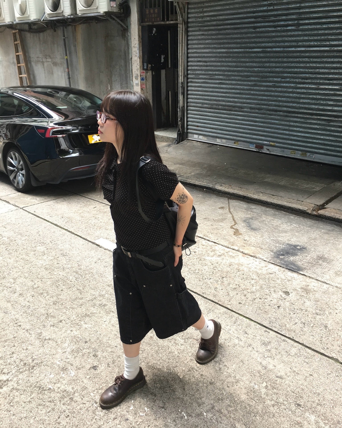 double knee bermuda pants (women wear)