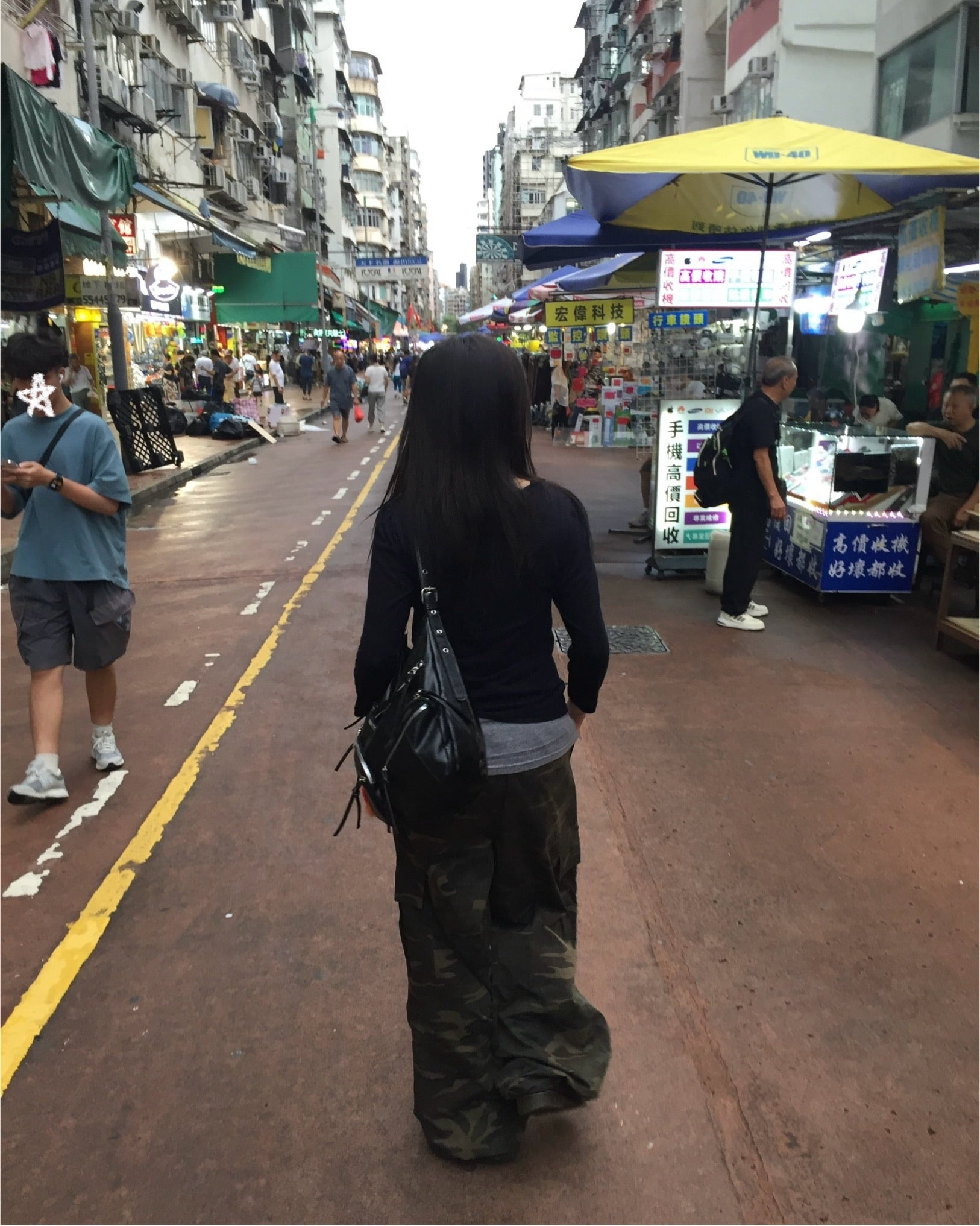(in stock) military camo work pants (khaki)