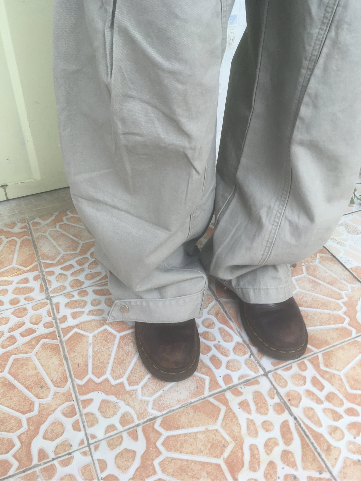 (★best) hem button cargo pants (beige)