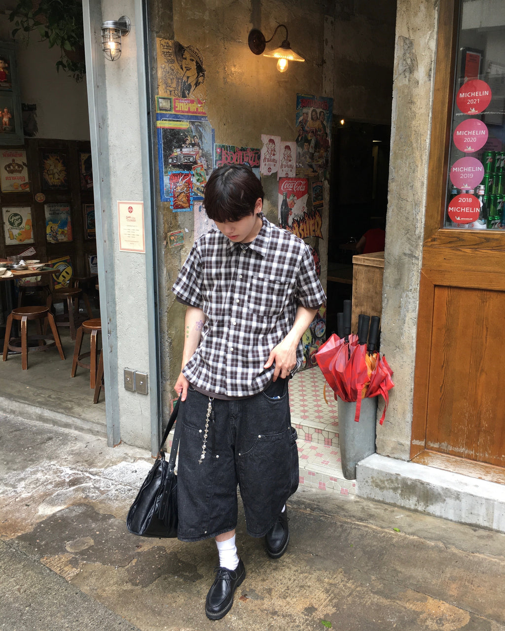 double knee bermuda pants (men wear)