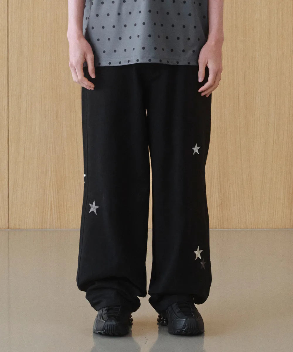 BAUF STAR SYMBOL PANTS (BLACK)