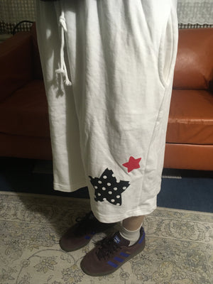 (in stock) kisses cotton shorts (white)