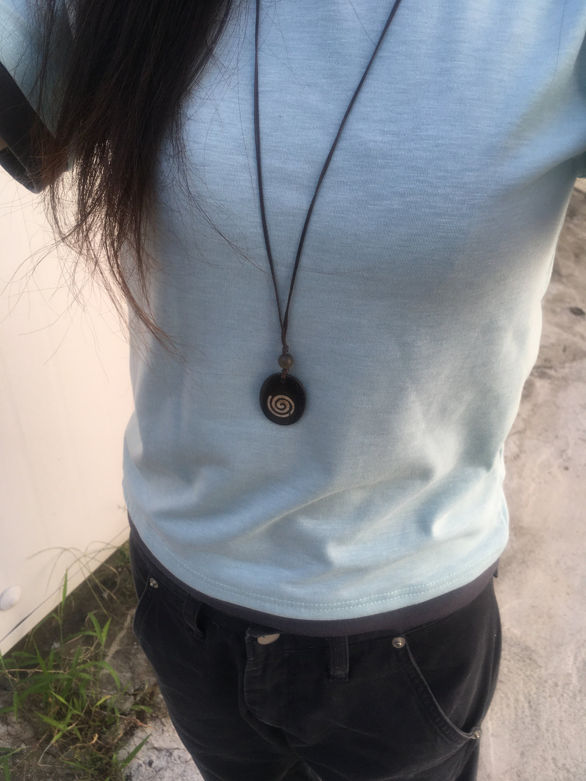 spiral pendant necklace