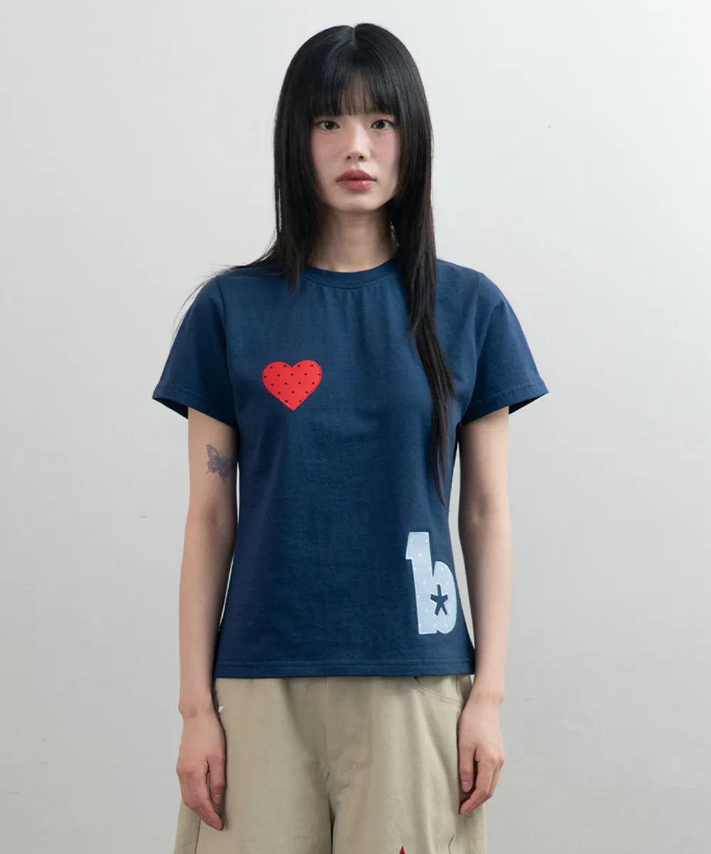 BAUF ANGEL WING SLIM FIT T-SHIRT (NAVY)