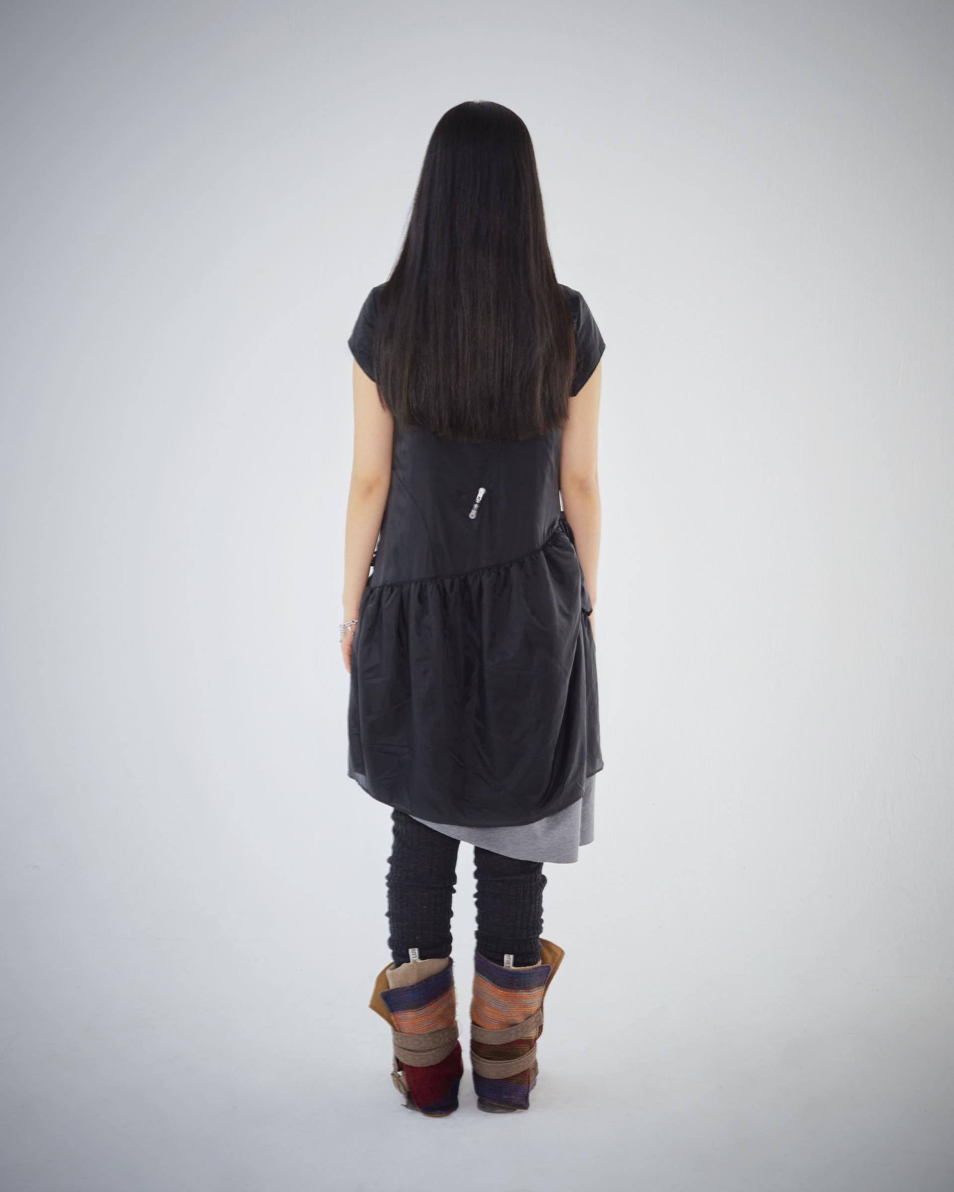 ✪【𝘱𝘳𝘦-𝘰𝘳𝘥𝘦𝘳】coyseio puff shirring one piece (2 color)