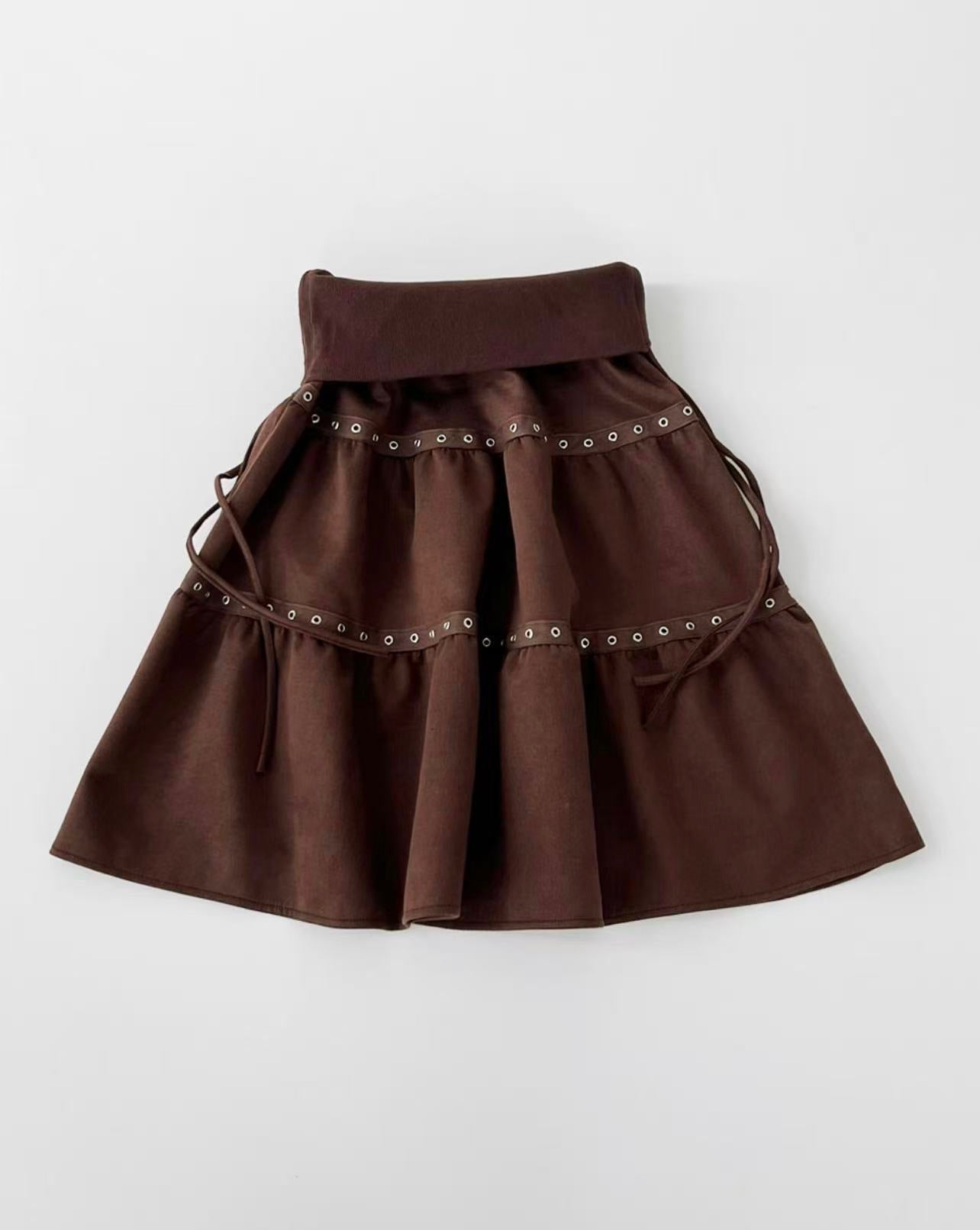 hollow midi skirt