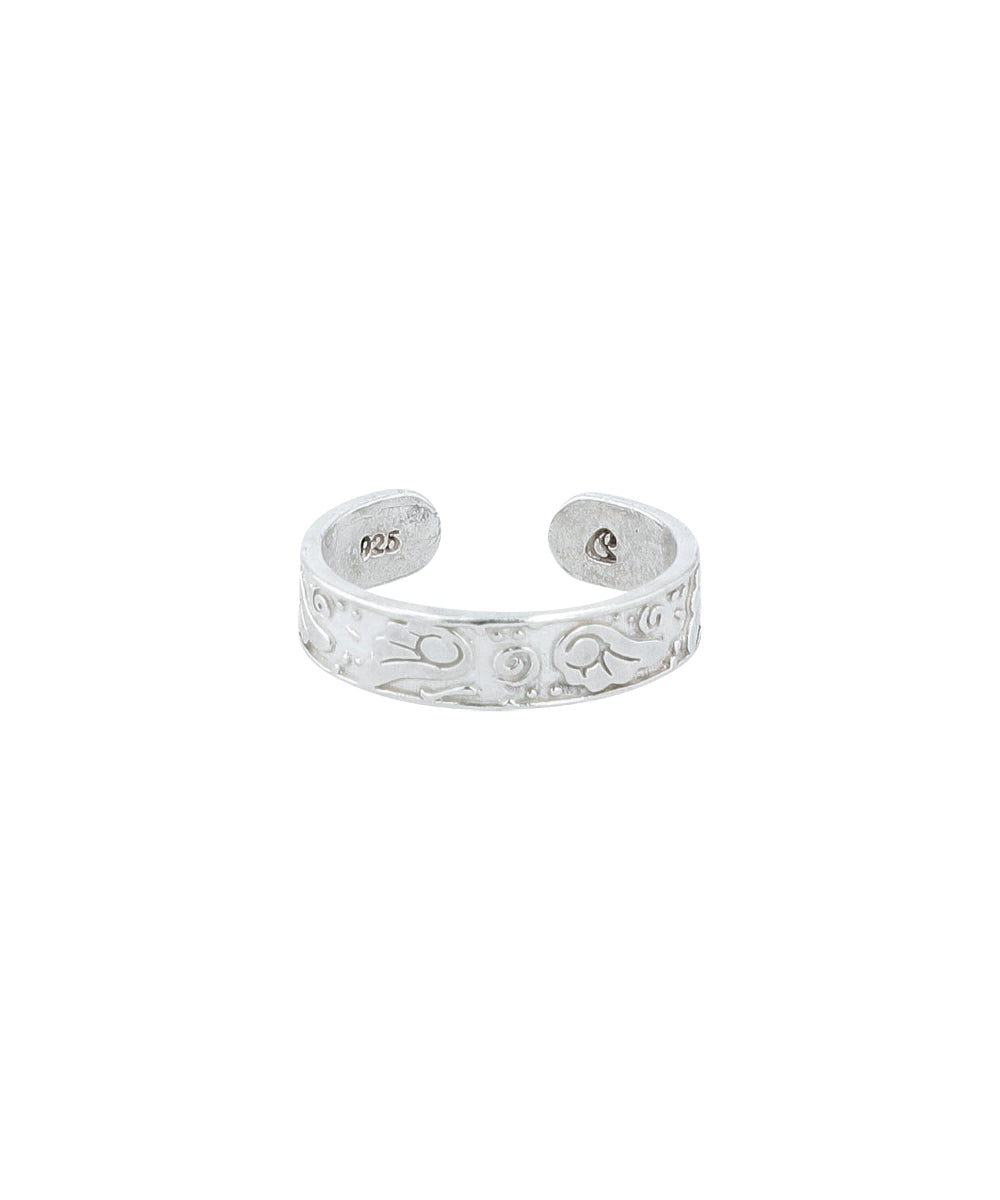 ✪【𝘱𝘳𝘦-𝘰𝘳𝘥𝘦𝘳】coyseio angel wing toe ring (sliver)