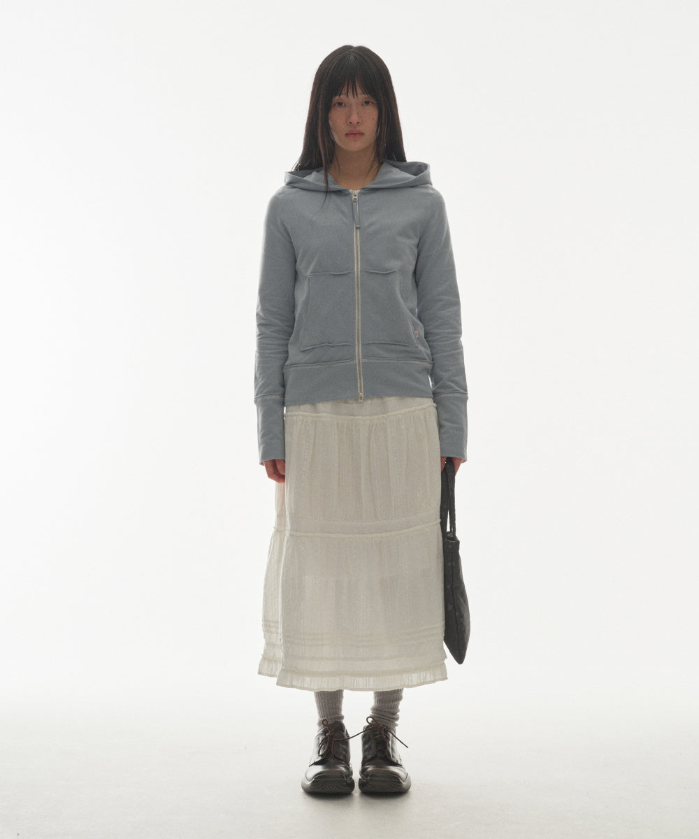 ✪【𝘱𝘳𝘦-𝘰𝘳𝘥𝘦𝘳】coyseio stitch hood zip-up (3 color)