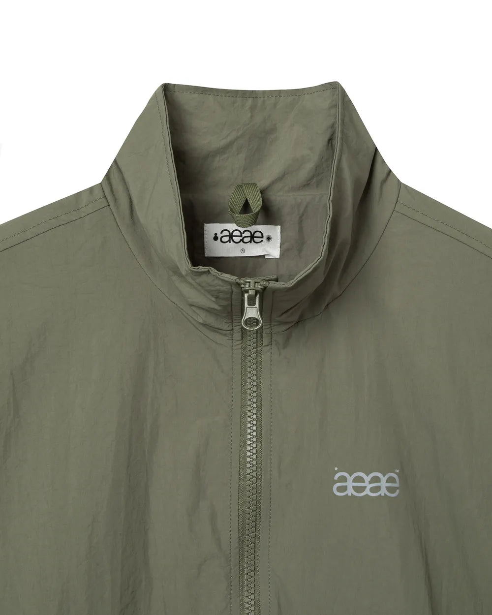AEAE WEB LOGO TEAM JACKET (KHAKI)