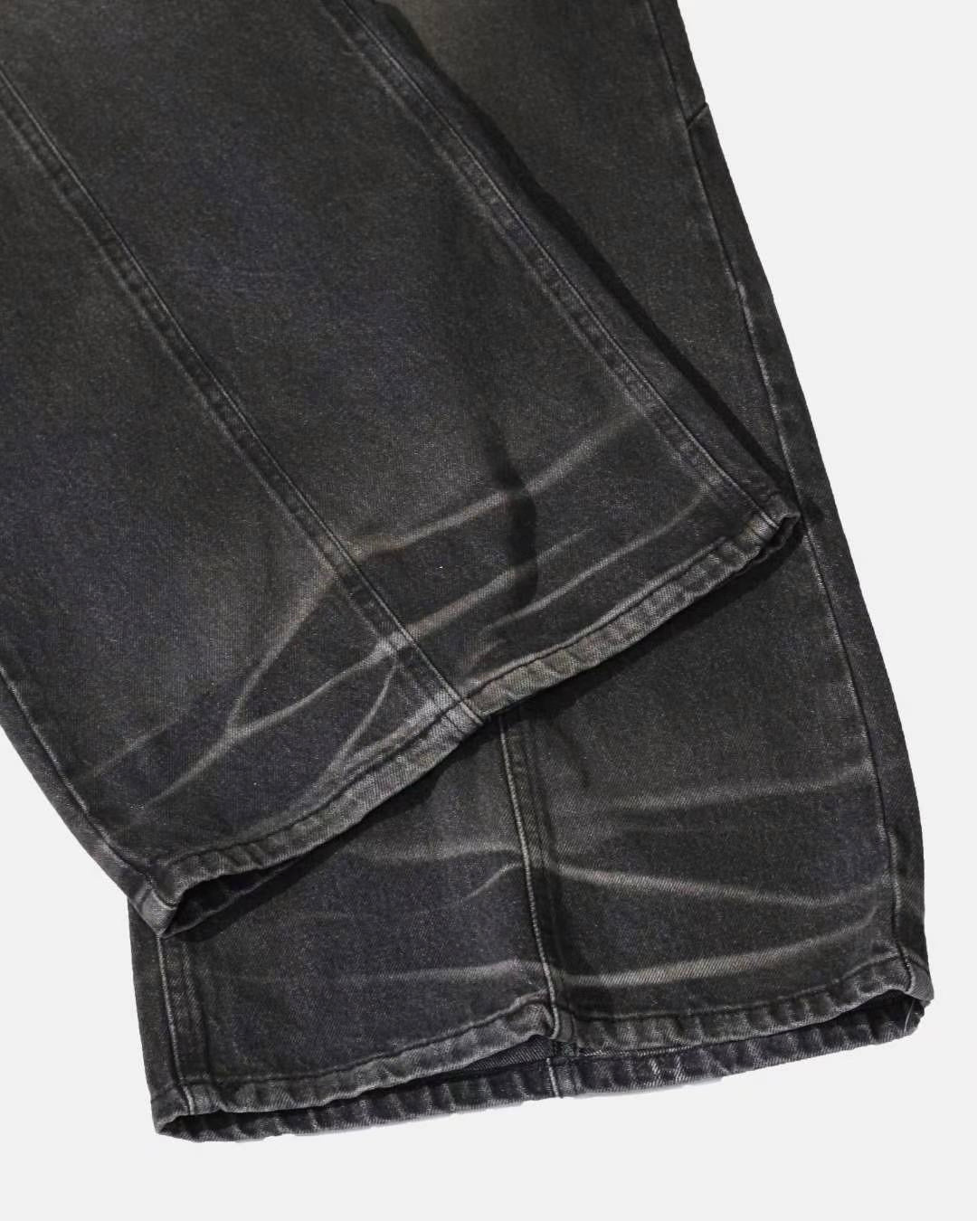 (in stock) bootcut flared jeans（black）