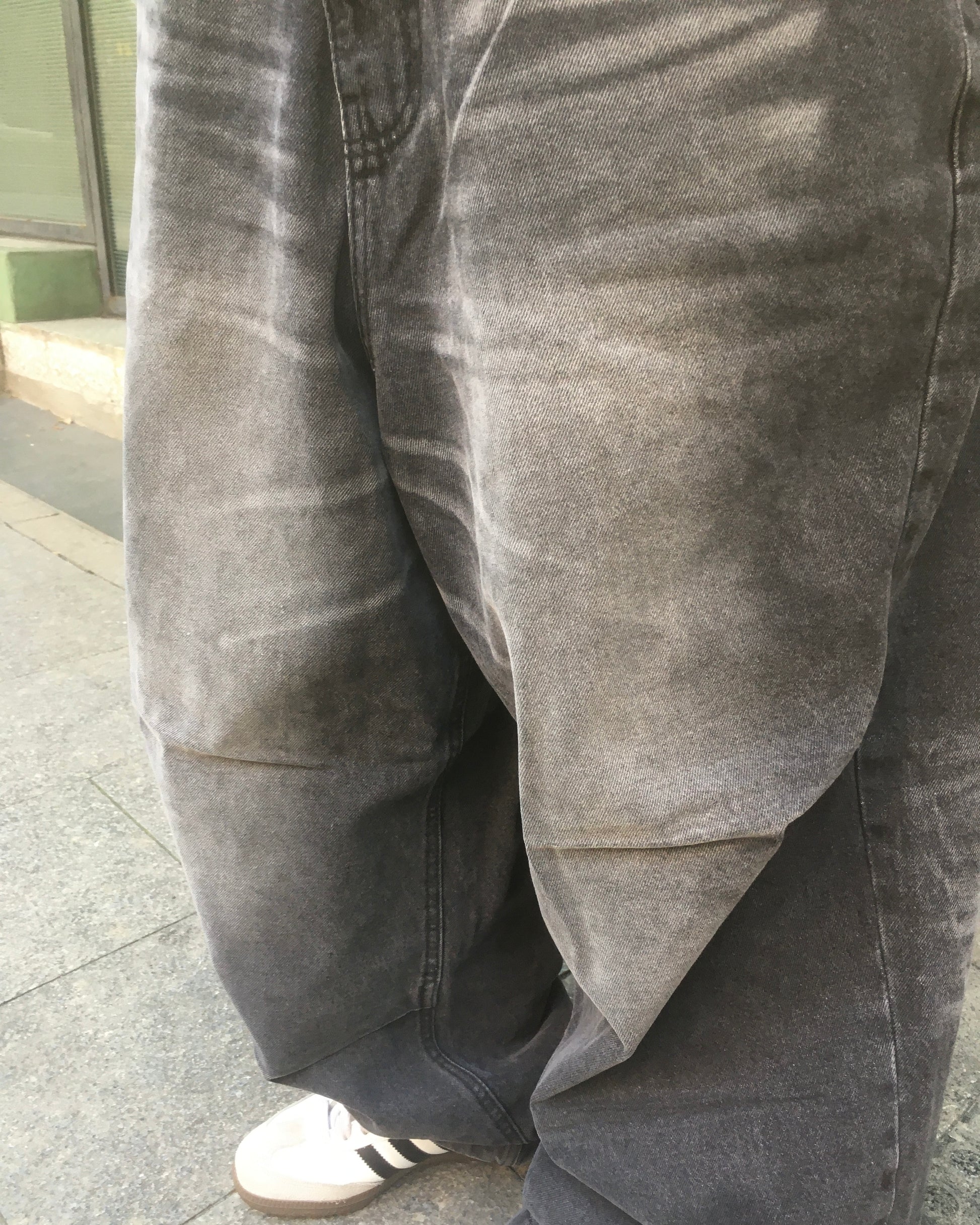 kudo wide jeans (black) (women wear)