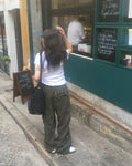 leopard work pants (women wear)