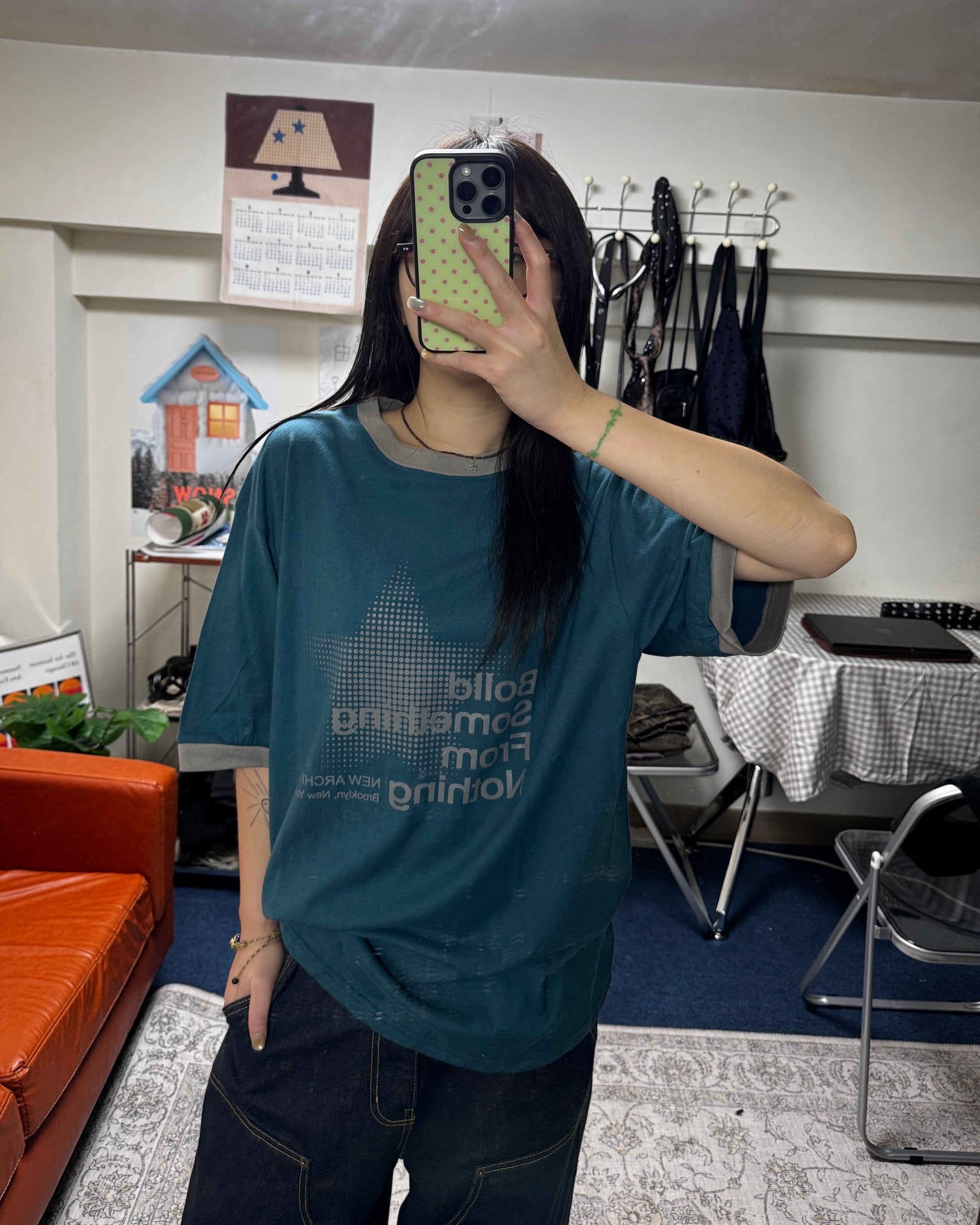 (in stock) bolld coloring tee (blue)
