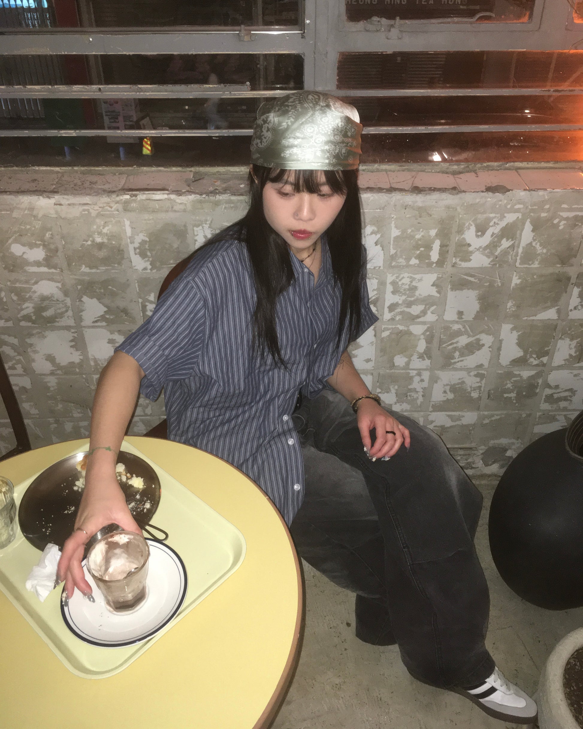 flax striped line shirt (women wear)