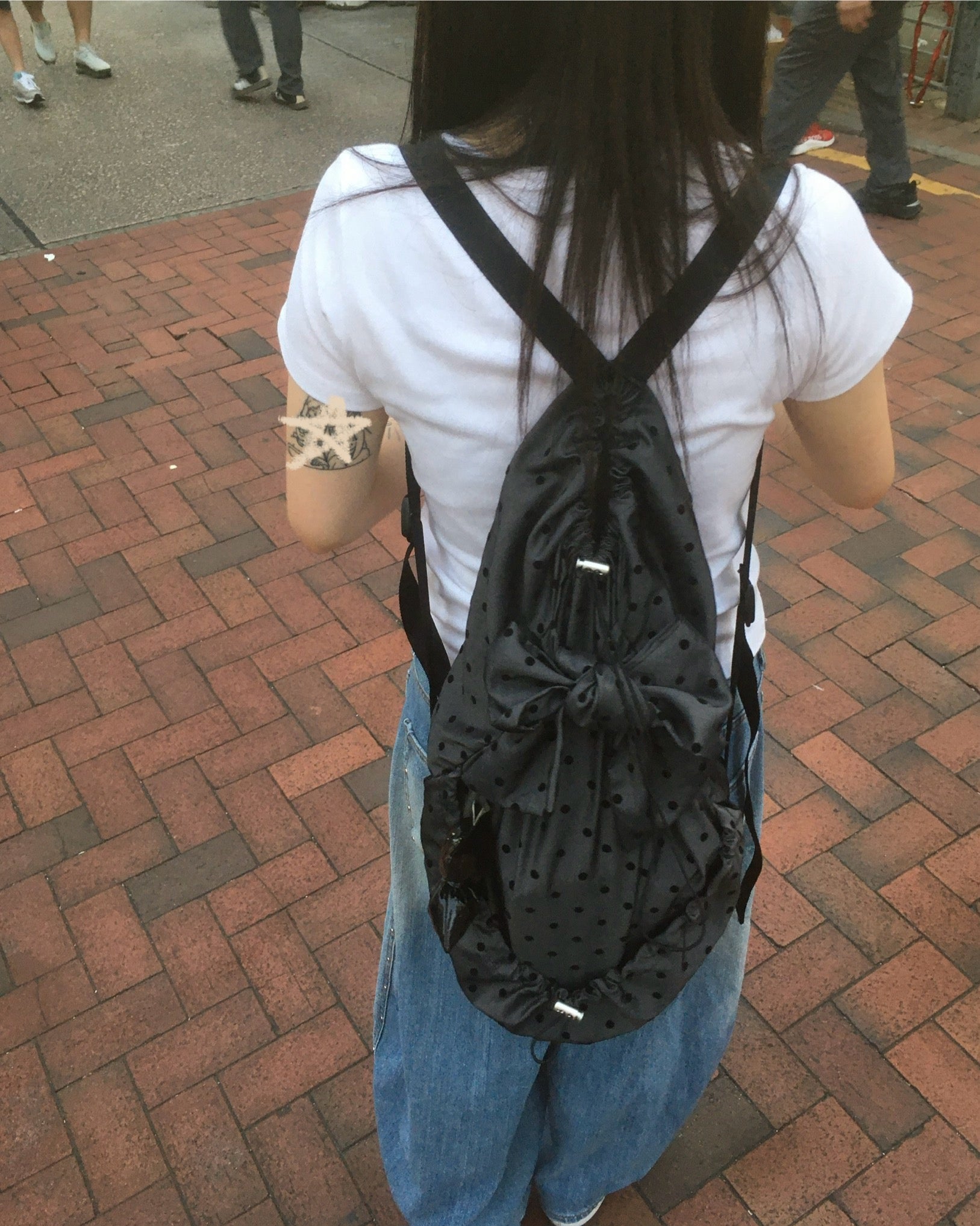 dot backpack (black)