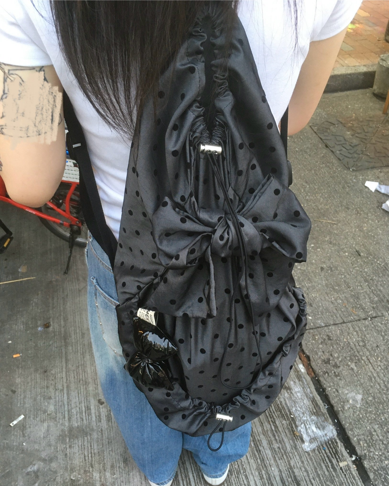 dot backpack (black)