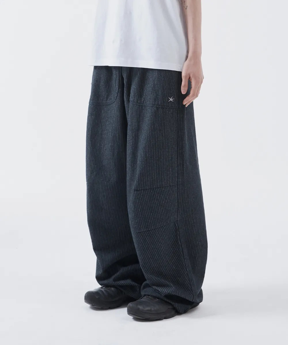 TCM STARFISH PIN STRIPE PANTS (BLACK)