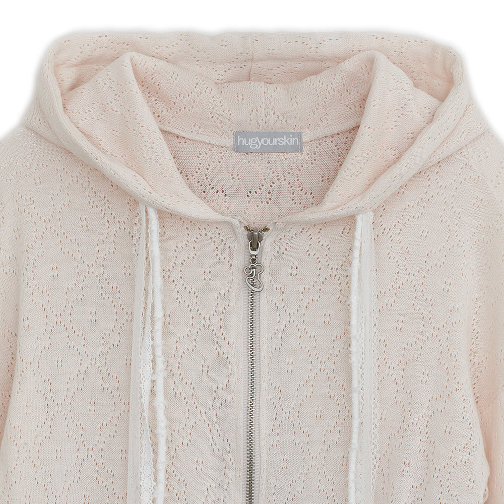 HUGYOURSKIN TOGGING HOODIE (BEIGE)