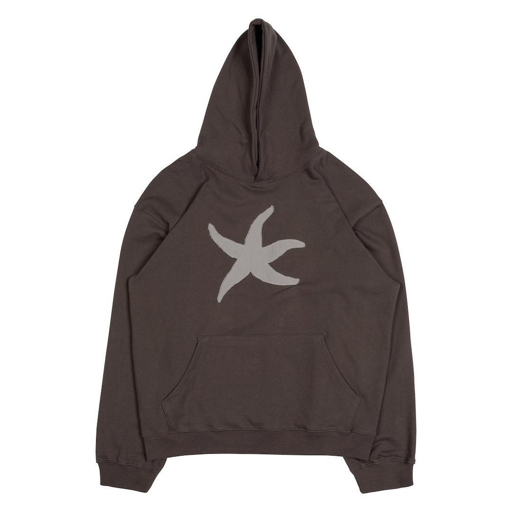 TCM VINTAGE STARFISH HOODIE (BROWN)