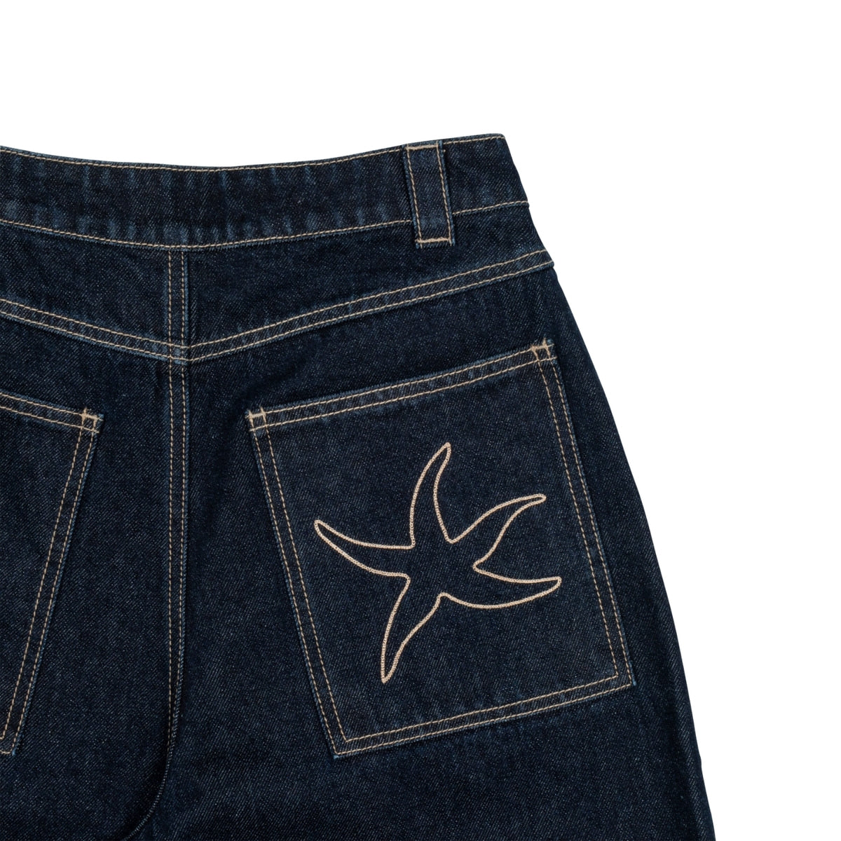 TCM STARFISH DENIM HALF PANTS (BLUE)