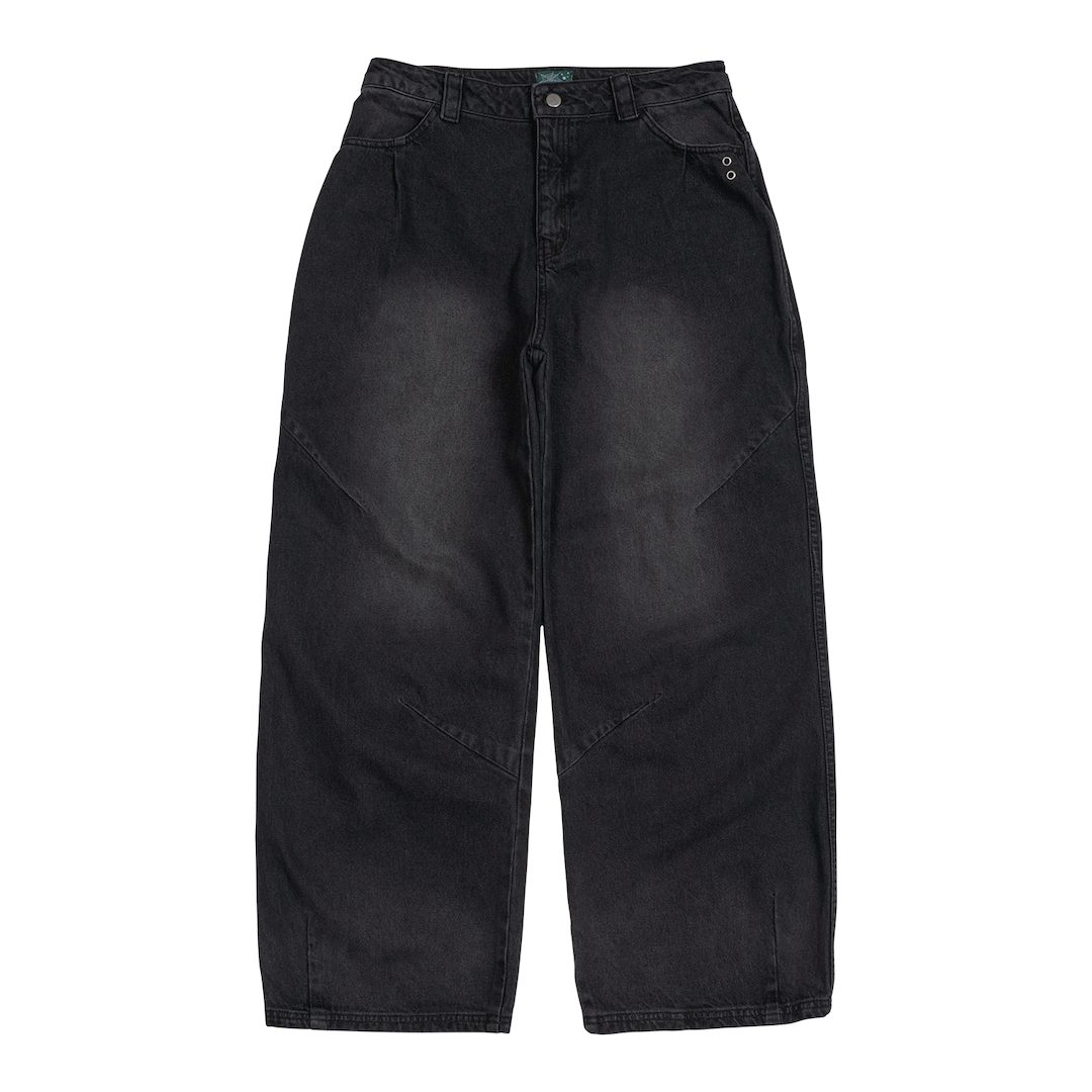 TCM STARFISH DENIM PANTS (BLACK)