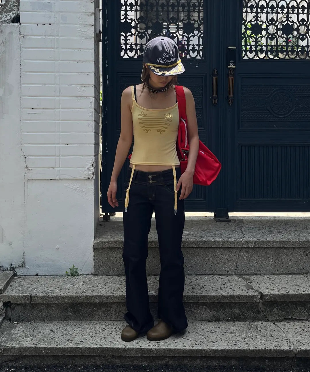 【𝘱𝘳𝘦-𝘰𝘳𝘥𝘦𝘳】SCULPTOR Garter Reversible Top Yellow