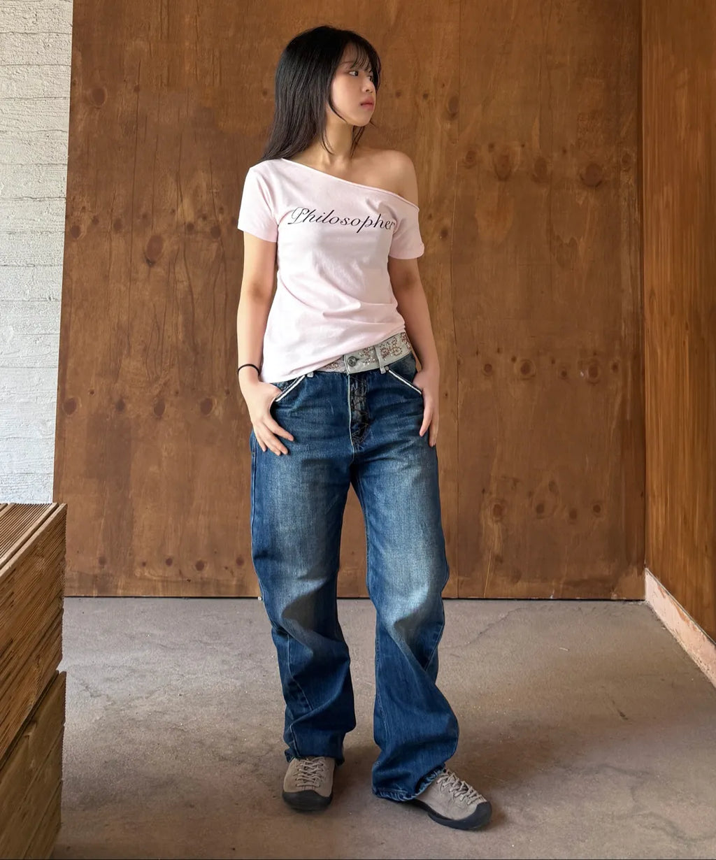 【𝘱𝘳𝘦-𝘰𝘳𝘥𝘦𝘳】SCULPTOR Hook Me Up Layered Tee Pale Pink