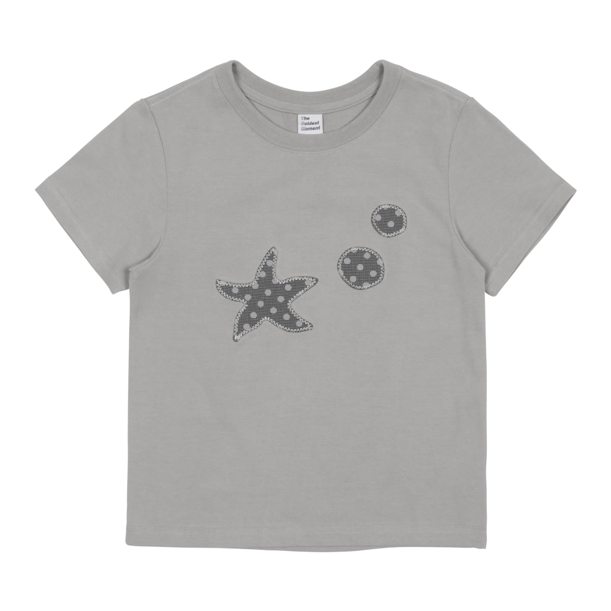 TCM STARFISH DOT PATCH TEE (GREY)