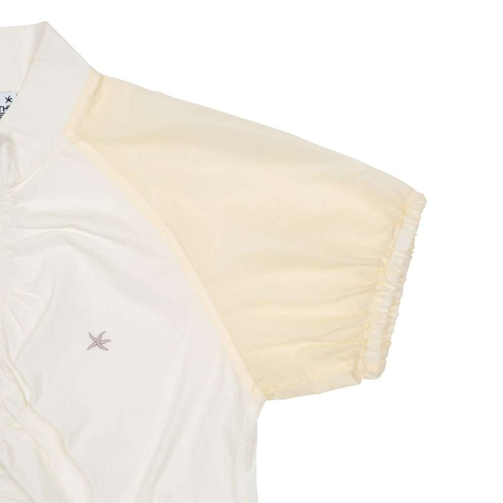 TCM SHIRRING HALF WINDSTOPER (IVORY/BEIGE)