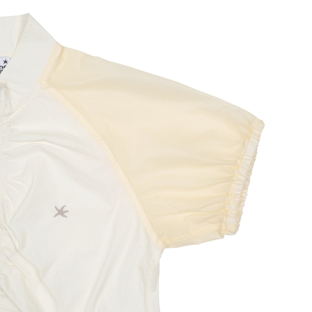 TCM SHIRRING HALF WINDSTOPER (IVORY/BEIGE)