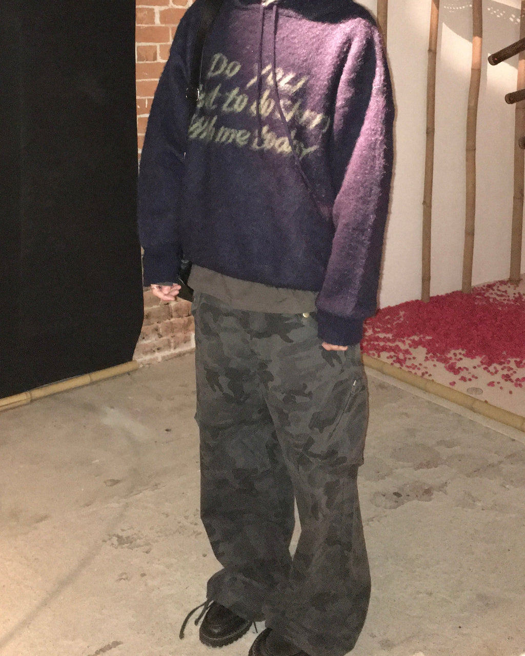 camo cargo pants