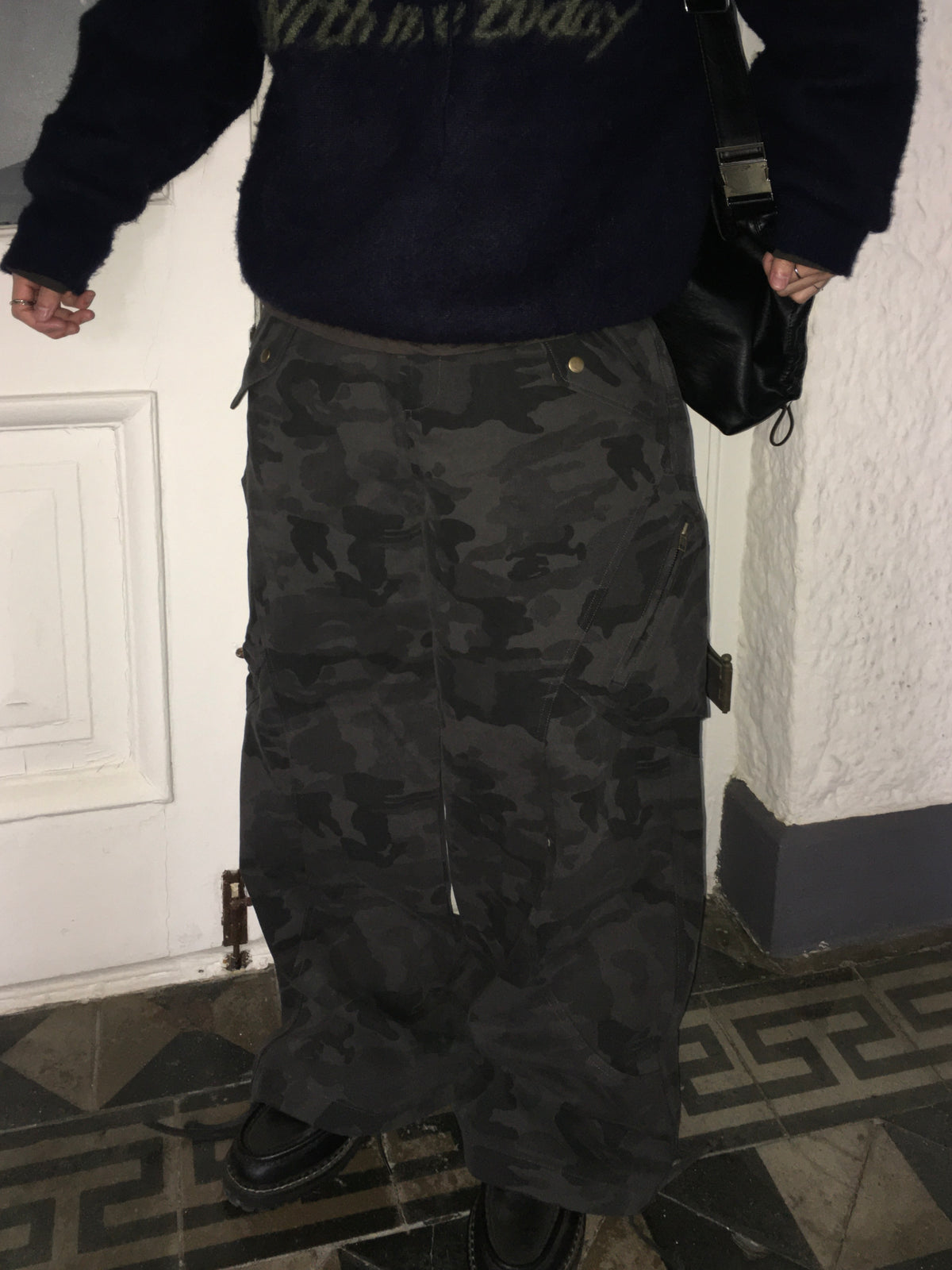 camo cargo pants