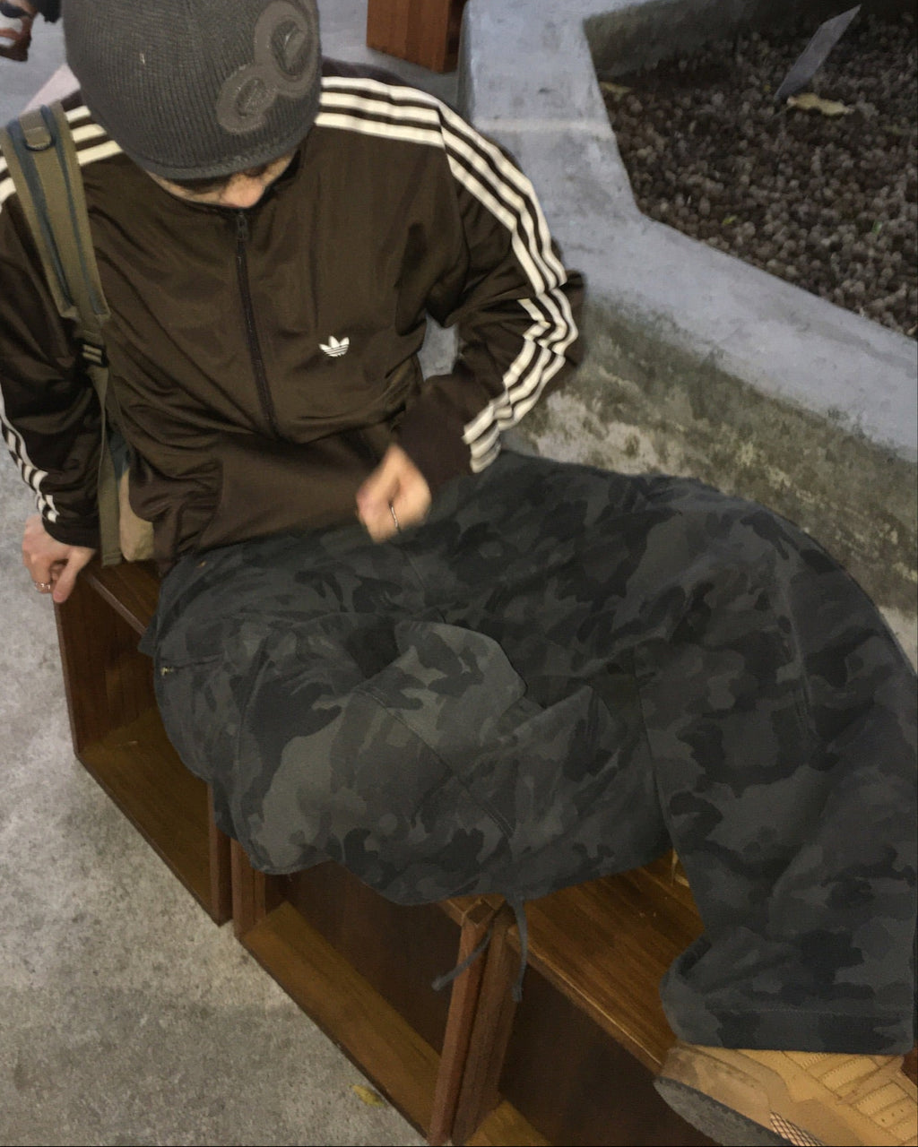 camo cargo pants