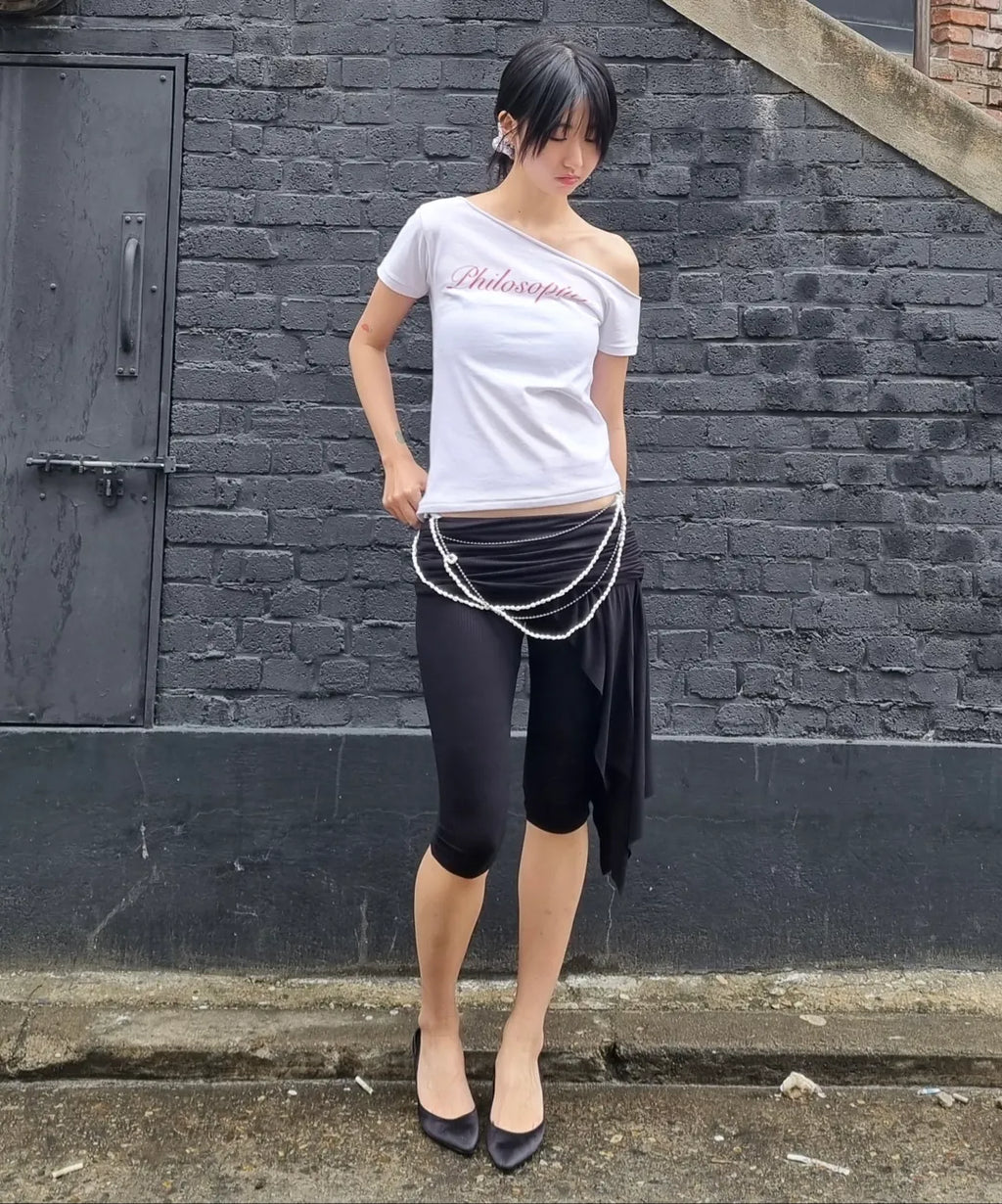 【𝘱𝘳𝘦-𝘰𝘳𝘥𝘦𝘳】SCULPTOR Hook Me Up Layered Tee Pale Pink