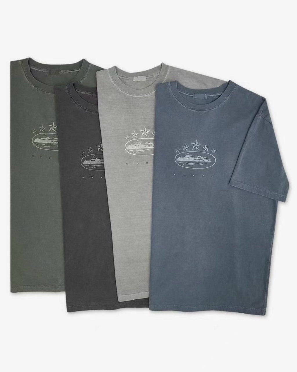 (in stock) cortez washed tee (light grey)