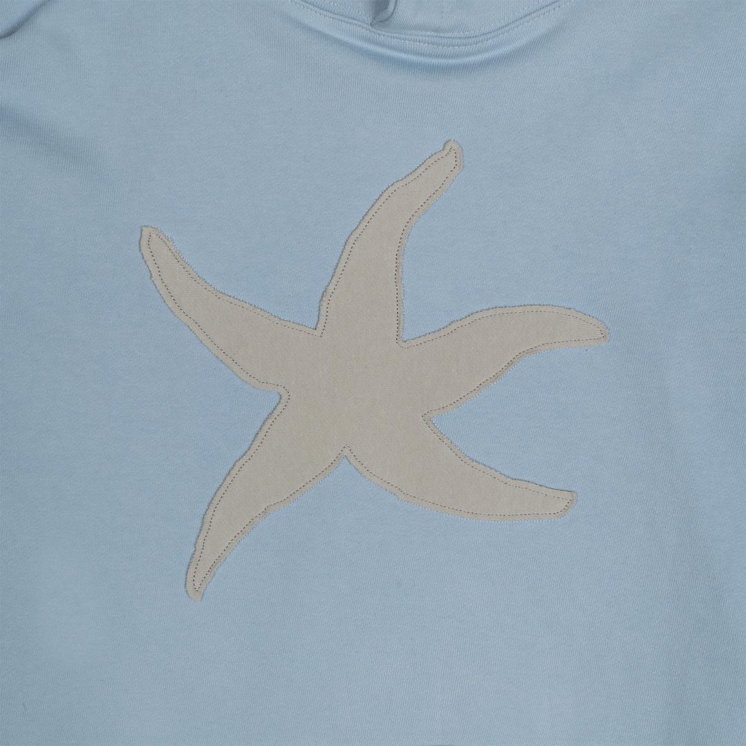 TCM VINTAGE STARFISH HOODIE (SKY BLUE)