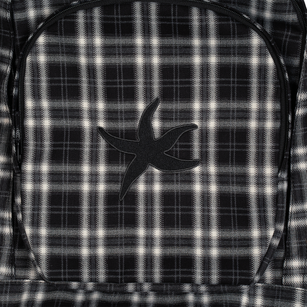 TCM STARFISH CHECK BACKPACK (BLACK)