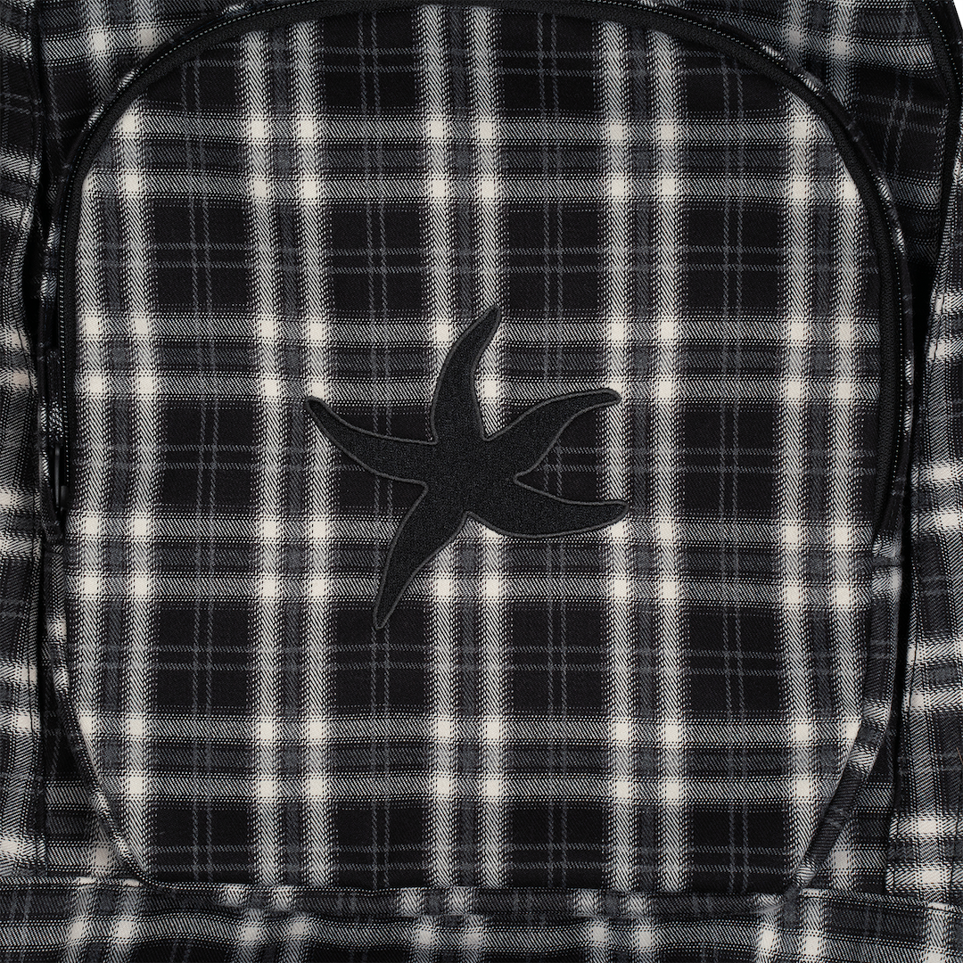 TCM STARFISH CHECK BACKPACK (BLACK)