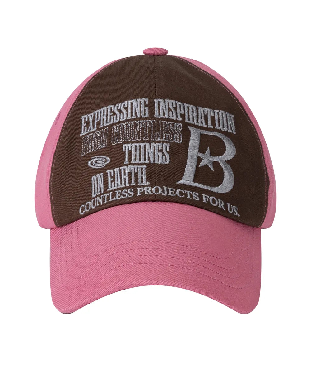 BAUF B LOGO Ball Cap (Pink)