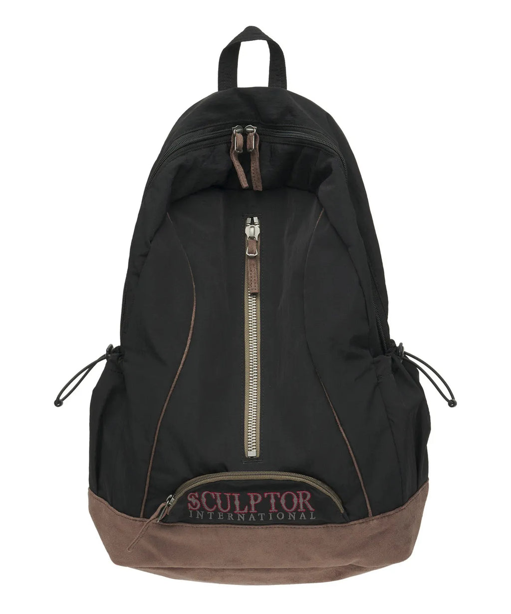 【𝘱𝘳𝘦-𝘰𝘳𝘥𝘦𝘳】SCULPTOR Oldschool Slouchy Backpack Black