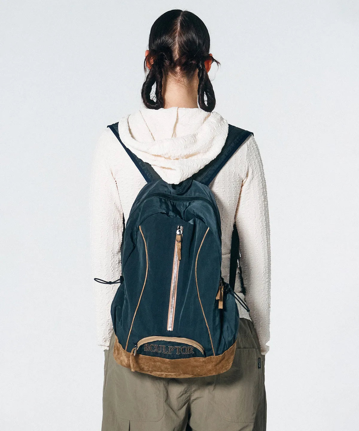 【𝘱𝘳𝘦-𝘰𝘳𝘥𝘦𝘳】SCULPTOR Oldschool Slouchy Backpack Dusty Navy