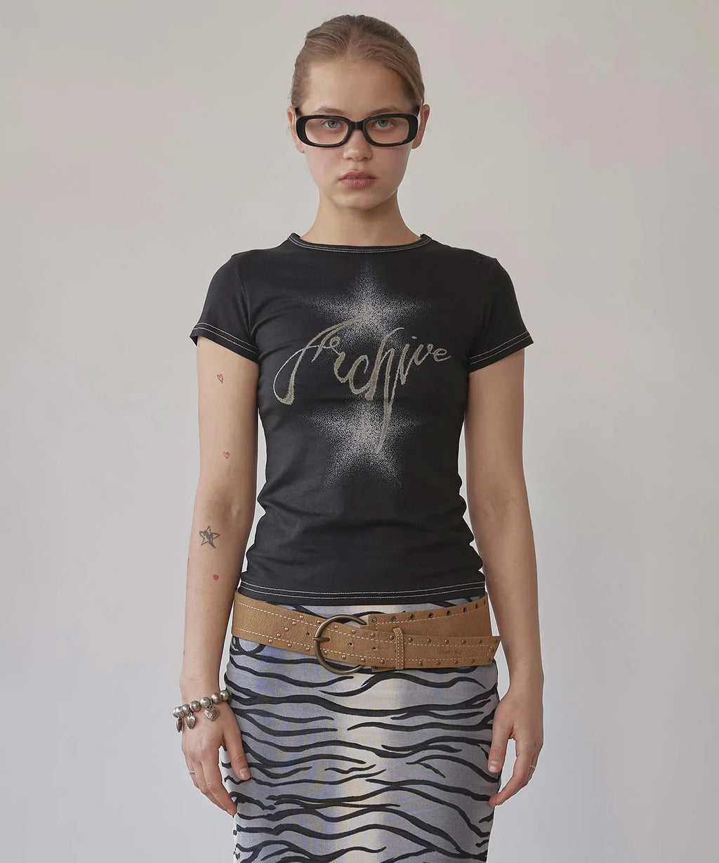 【𝘱𝘳𝘦-𝘰𝘳𝘥𝘦𝘳】SCULPTOR Anew Archive Tee Black
