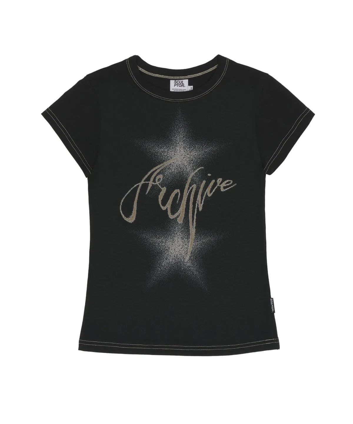 【𝘱𝘳𝘦-𝘰𝘳𝘥𝘦𝘳】SCULPTOR Anew Archive Tee Black
