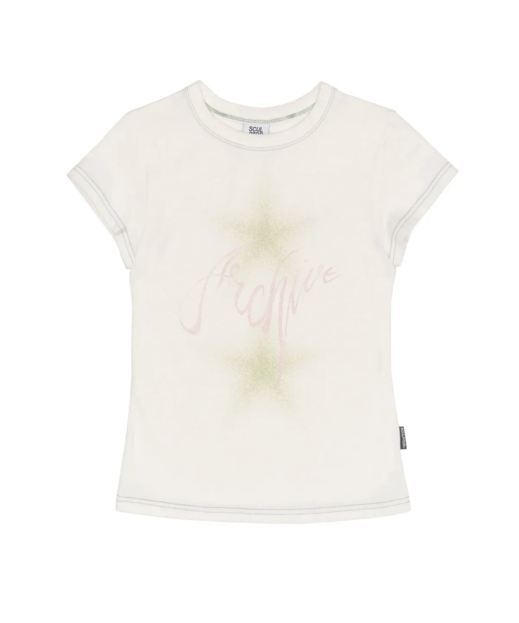 【𝘱𝘳𝘦-𝘰𝘳𝘥𝘦𝘳】SCULPTOR Anew Archive Tee White