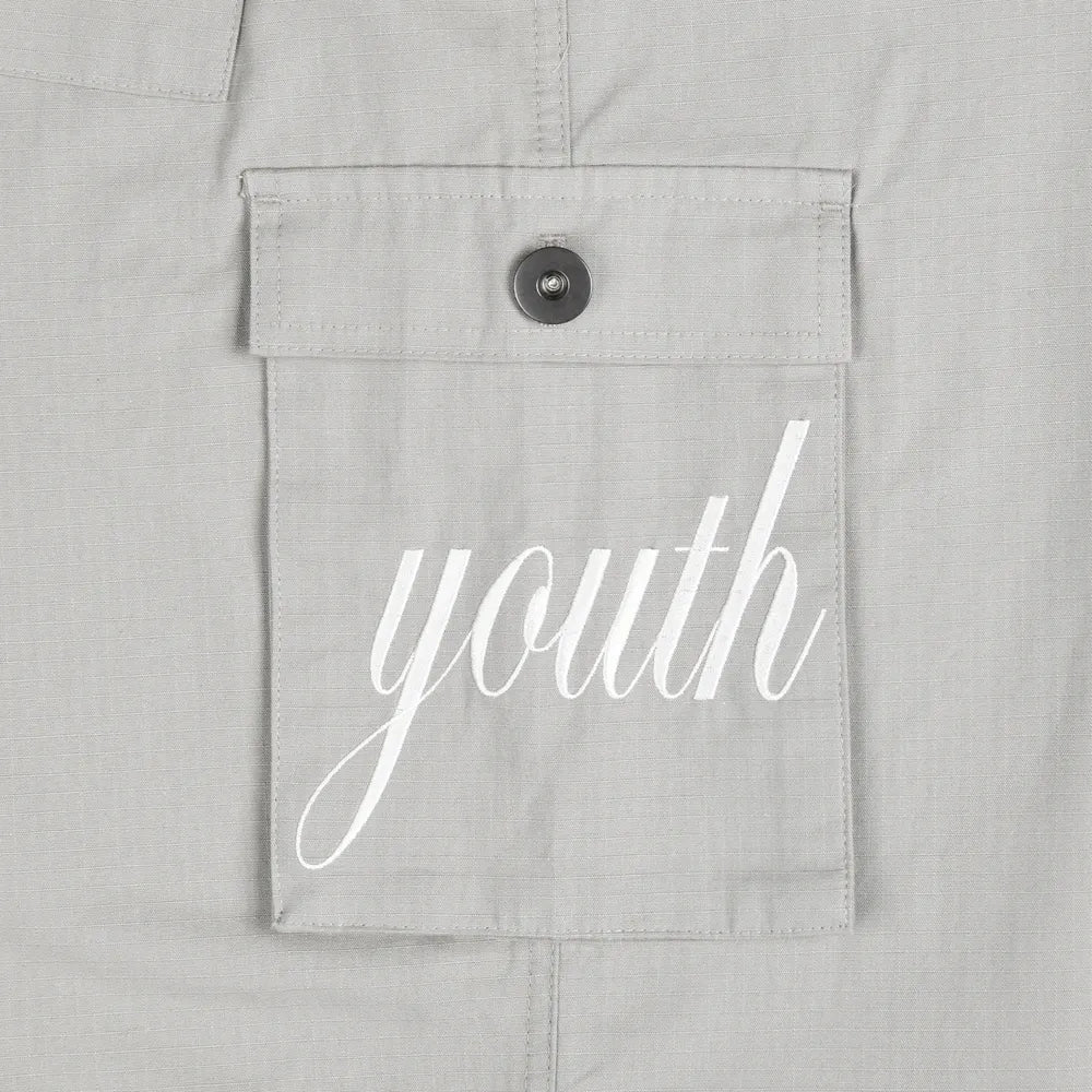 AEAE YOUTH CARGO PANTS (GREY)