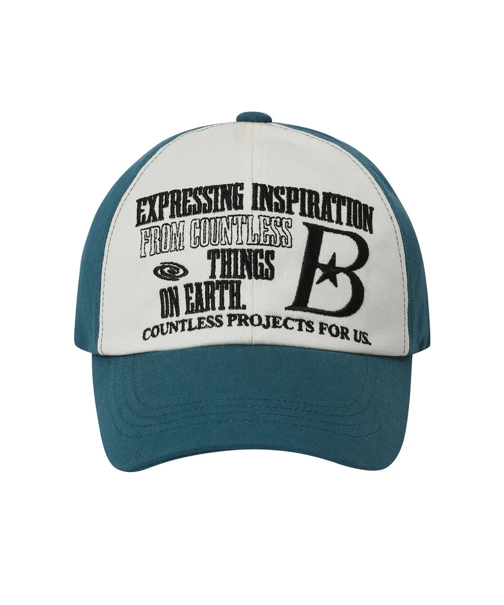 BAUF B LOGO ball cap (teal)