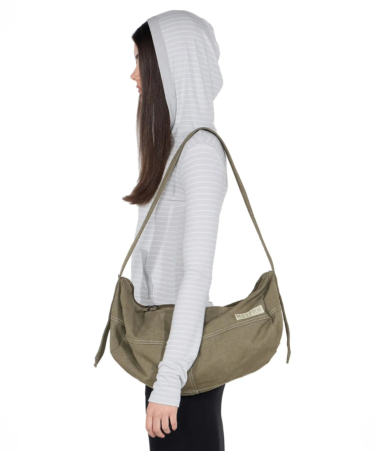 【𝘱𝘳𝘦-𝘰𝘳𝘥𝘦𝘳】SCULPTOR Vintage Canvas Duffel Bag Khaki
