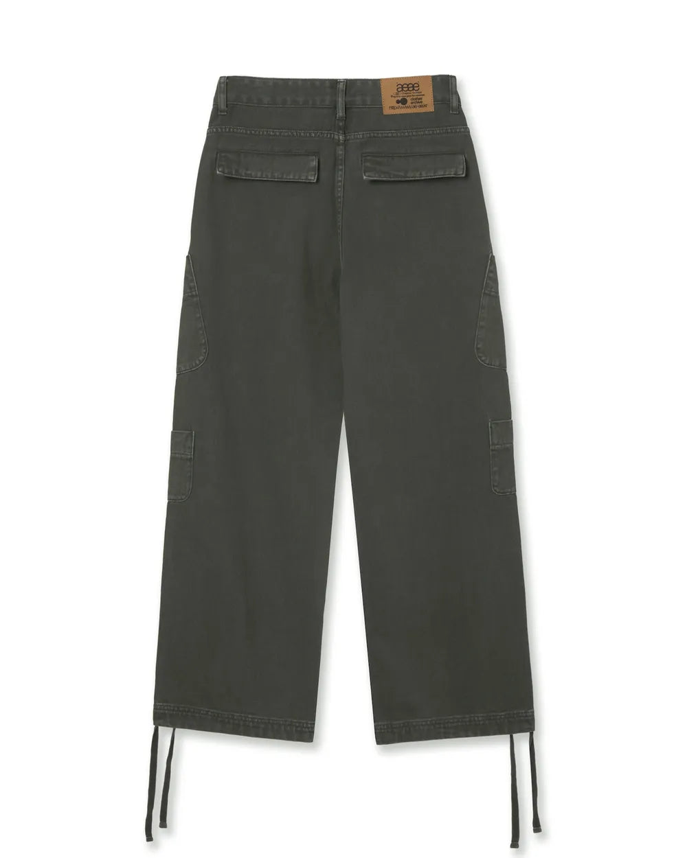 AEAE CARGO DENIM PANTS (CHARCOAL)