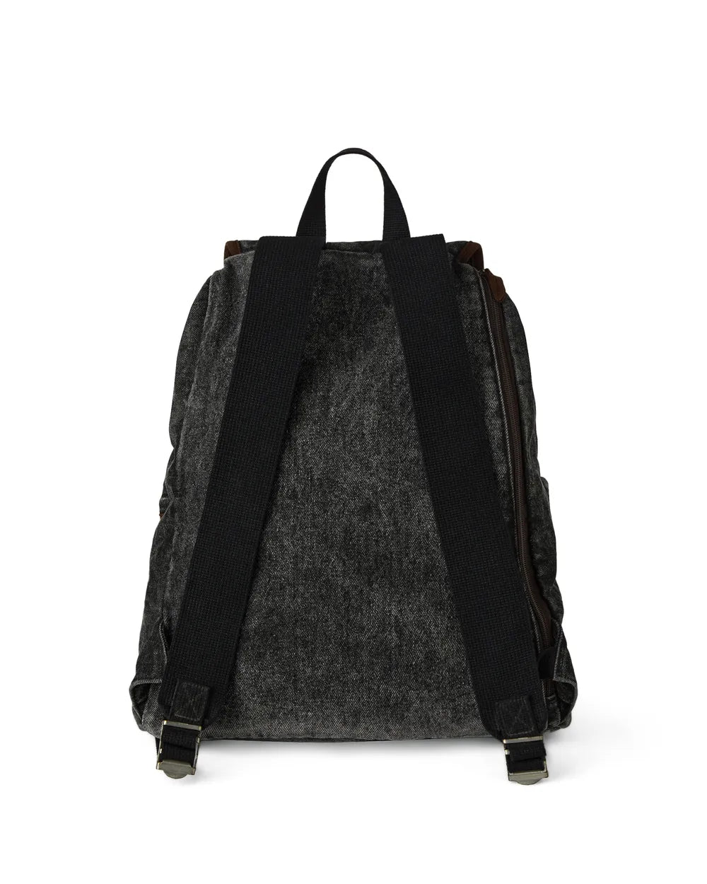 AEAE OUT POCKET DENIM BACKPACK (BLACK)